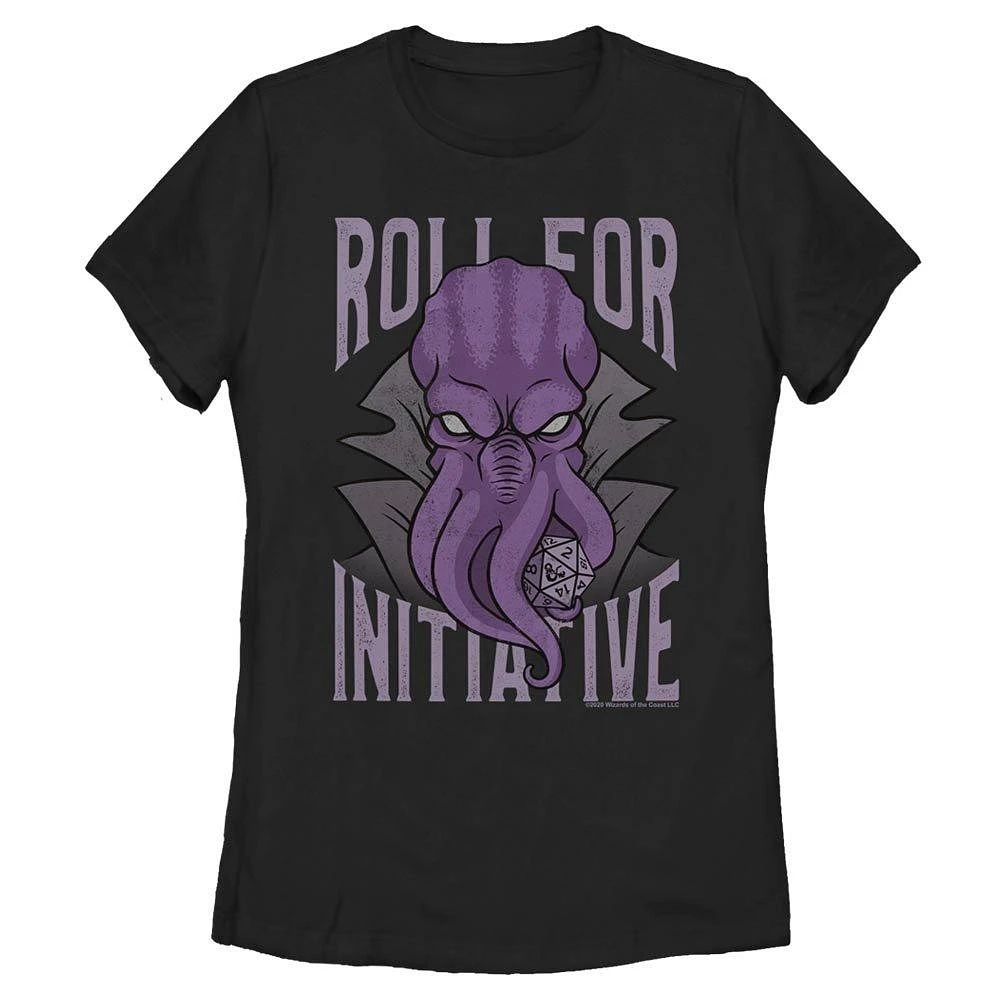 Dungeons and Dragons Mindflayer Initiative Roll Womens T-Shirt