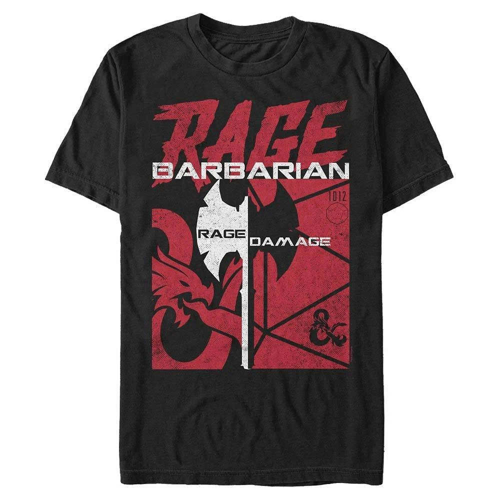 Dungeons and Dragons Barbarian Rage Damage T-Shirt