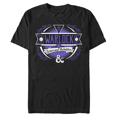 Dungeons and Dragons Warlock Label T-Shirt