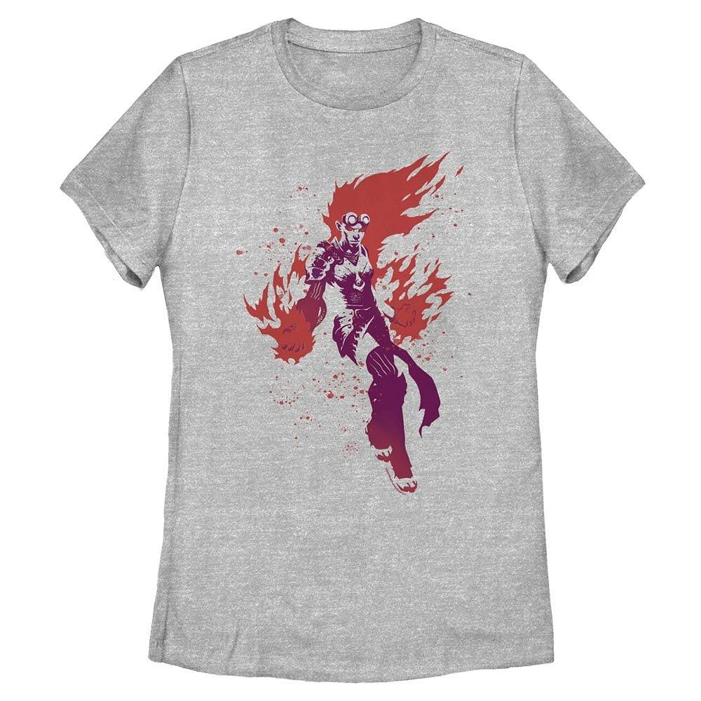 Magic: The Gathering Chandra in Action Womens T-Shirt