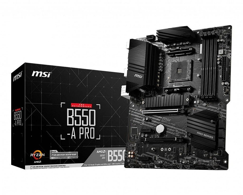 MSI B550-A PRO DDR4 Gaming Motherboard