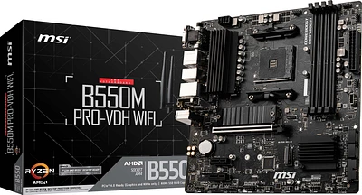 MSI B550M PRO-VDH WiFi Gaming Motherboard