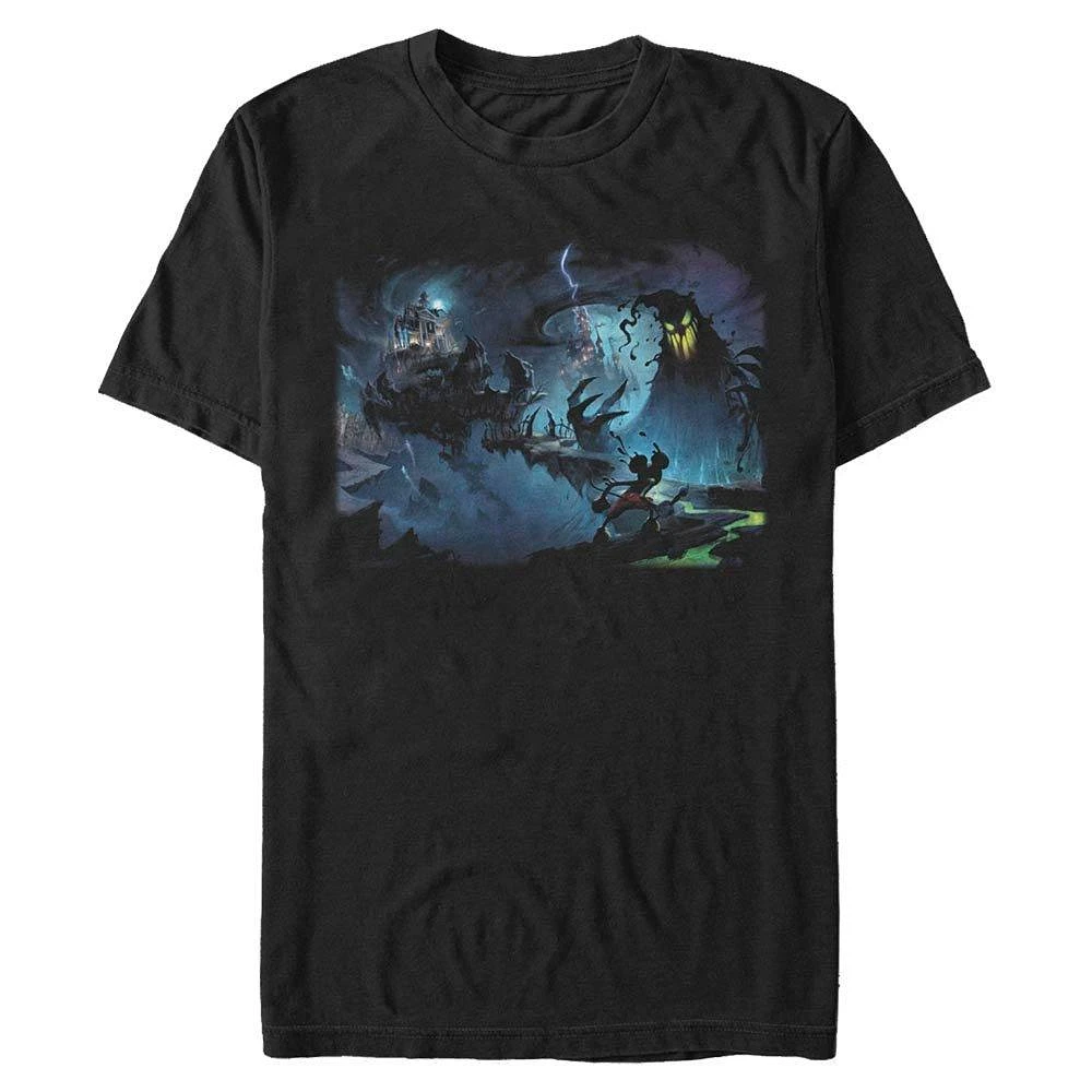 Epic Mickey Inky Landscape Unisex T-Shirt