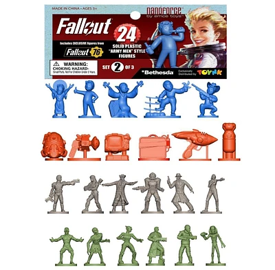 Fallout Nanoforce Army Builder Figure Collection Bagged Series 1 Version 3 Figure