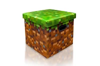 Minecraft Grass Block Storage Cube with Lid