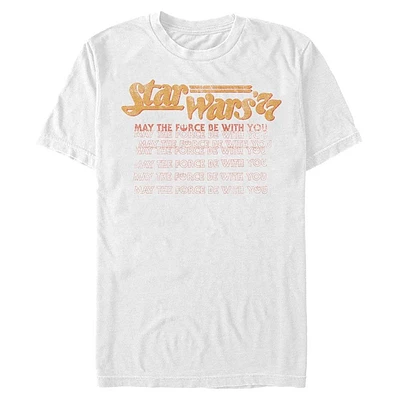 Star Wars '77 May The Force Be With You Mens T-Shirt
