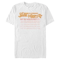 Star Wars '77 May The Force Be With You Mens T-Shirt