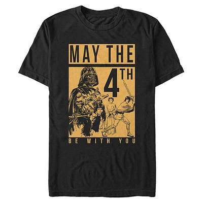 Star Wars May the Fourth Be With You Cast Mens T-Shirt