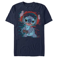 Disney Stitch Glitched Gamer Unisex T-Shirt