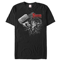 Marvel Thor God of Thunder Flying Unisex T-Shirt