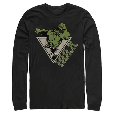Marvel Hulk Triangle Long Sleeve Unisex T-Shirt