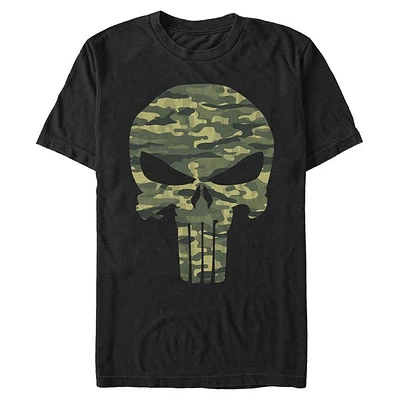 Marvel Punisher Camouflage Logo Unisex T-Shirt