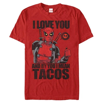 Marvel Deadpool I Love Tacos Unisex T-Shirt