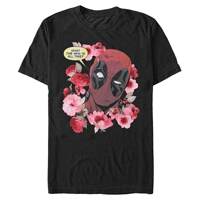 Marvel Deadpool Floral Unisex T-Shirt