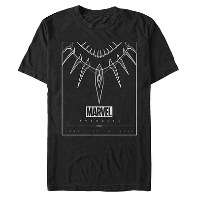 Marvel Back Panther Necklace Unisex T-Shirt