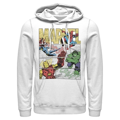 Marvel Hero Comic Panel Unisex Hooded Sweatshirt