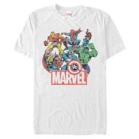 Marvel Avengers Heros Unite Mens T-Shirt
