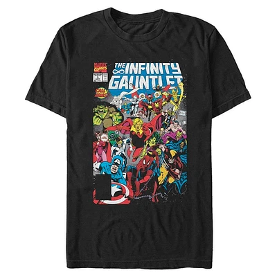 Marvel The Infinity Gauntlet Comic Cover Mens T-Shirt