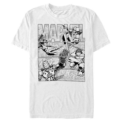 Marvel Hero Panels Unisex T-Shirt