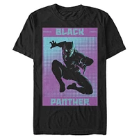 Marvel Black Panther Haldtone Poster Mens T-Shirt