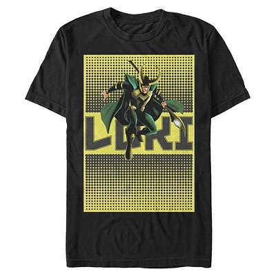 Marvel Loki Haldtone Poster Mens T-Shirt