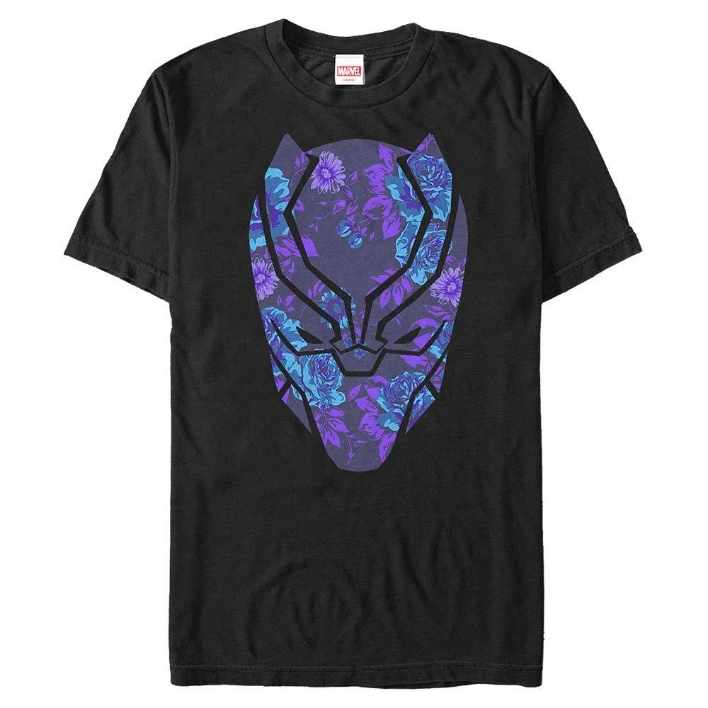 Marvel Black Panther Floral Mask Unisex T-Shirt