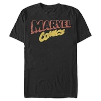 Marvel Comics Retro Distressed Logo Unisex T-Shirt