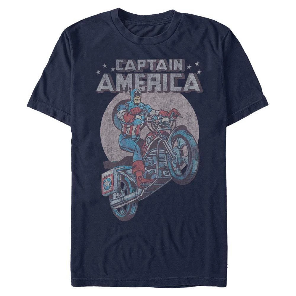 Marvel Captain America Motorcycle Unisex T-Shirt