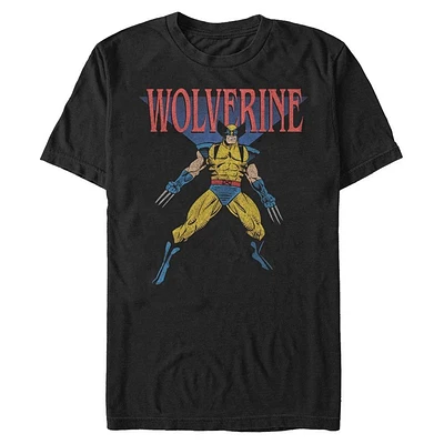 X-Men Wolverine Retro Distressed Unisex T-Shirt