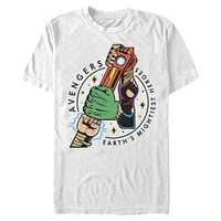 Marvel Avengers Hands Logo Unisex T-Shirt