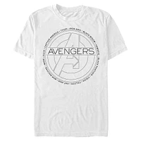 Marvel Avengers Circle Logo Unisex T-Shirt