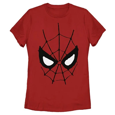 Marvel Spider-Man Spidey Mask Womens T-Shirt