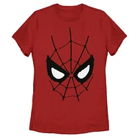 Marvel Spider-Man Spidey Mask Womens T-Shirt