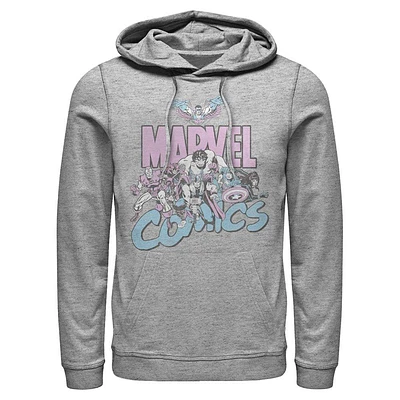 Marvel Comics Pastel Heroes Unisex Hooded Sweatshirt