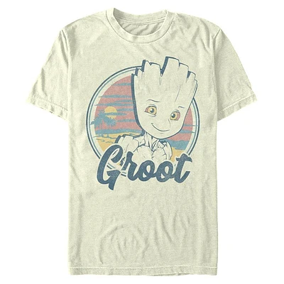 Marvel Guardians of the Galaxy Groot Tropical Retro Unisex T-Shirt