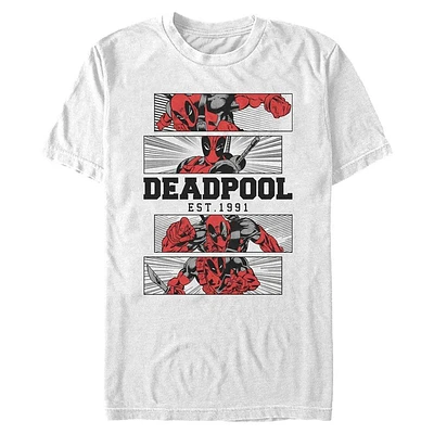 Marvel Deadpool Comic Panel Unisex T-Shirt