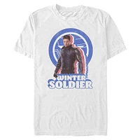 Marvel The Falcon and the Winter Soldier - Winter Soldier Retro Mens T-Shirt