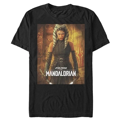 Star Wars The Mandalorian Ahsoka Tano Poster Mens T-Shirt
