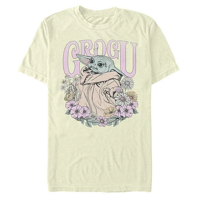 Star Wars The Mandalorian Grogu Flower Child Unisex T-Shirt
