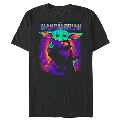 Star Wars The Mandalorian Grogu Neon Unisex T-Shirt