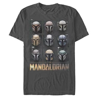 Star Wars The Mandalorian Helmet Line Up Unisex T-Shirt