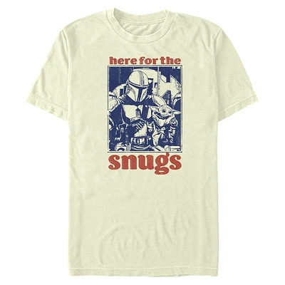 Star Wars The Mandalorian Here for the Snugs Unisex T-Shirt