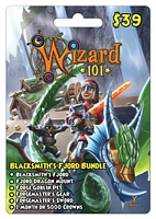 Wizard101 Blacksmiths Fjord Bundle 39 Dollar Gift Card