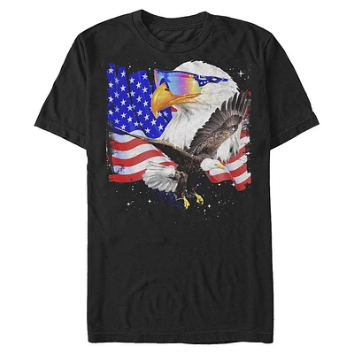 Galactic American Bald Eagle Unisex T-Shirt