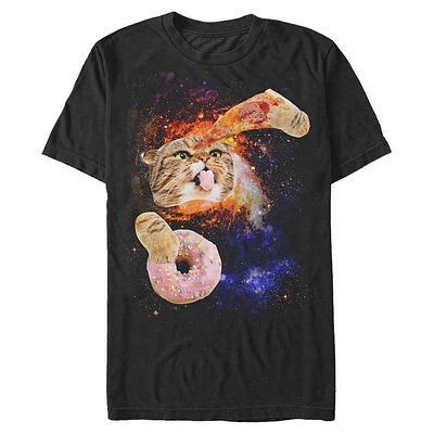 Galactic Snacks Cat Mens T-Shirt