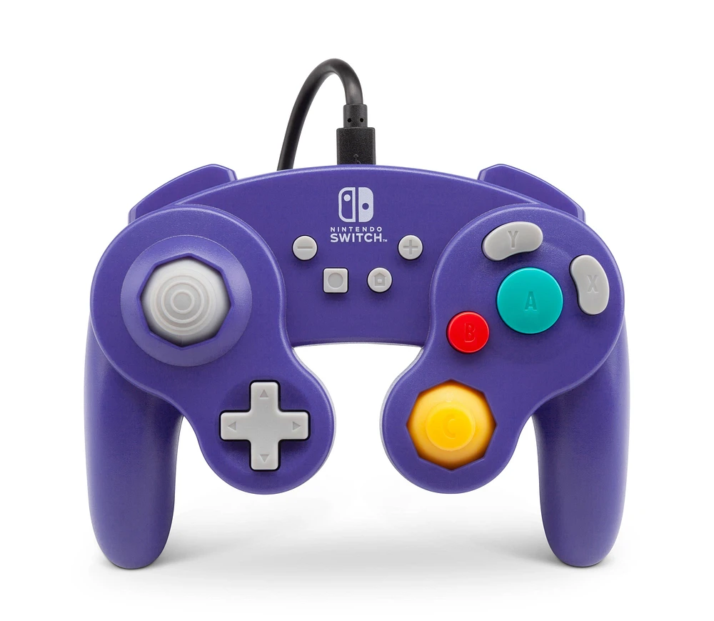 PowerA GameCube Style Wired Controller for Nintendo Switch Purple