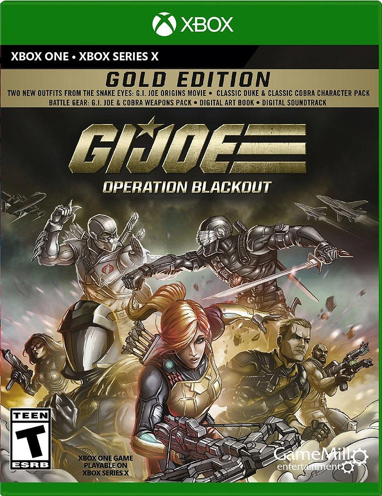 G.I. Joe Operation Blackout Gold Edition GameStop Exclusive
