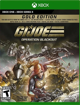 G.I. Joe Operation Blackout Gold Edition GameStop Exclusive