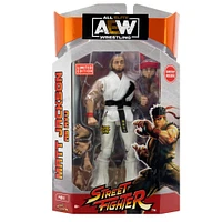 Jazwares All Elite Wrestling x Street Fighter Matt Jackson (Ryu) 6-in Action Figure GameStop Exclusive