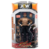 Jazwares All Elite Wrestling x Street Fighter Kenny Omega (Akuma) 6-in Action Figure GameStop Exclusive